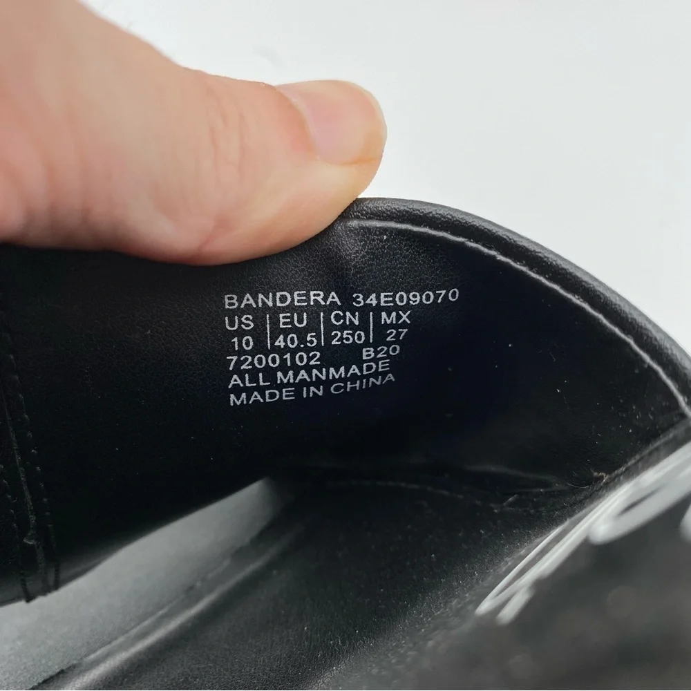 Calvin Klein Bandera‎ Espadrille Slip On Open Toe Wedge Sandals Black Size 10